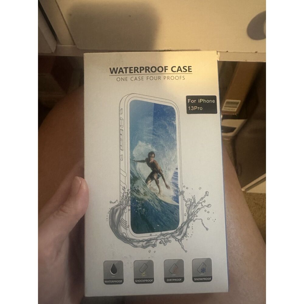 Cozycase for iPhone 13 Pro Waterproof Case Full Body Heavy Duty Black